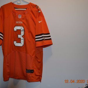 MEN JERSEY NFL NIKE   BROWN 3 WEEDEN SIZE 56